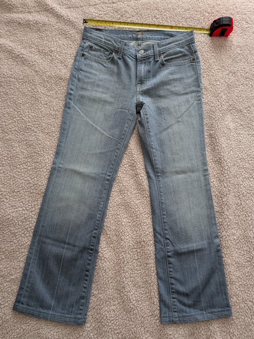 7 For All Mankind | Light Wash Bootcut Jeans | Women | Size 27
